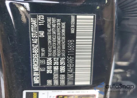 2024 Mercedes-Benz Glc Coupe 300 4Matic z USA, uszkodzony, nr VIN W1NKJ4HB9RF116898